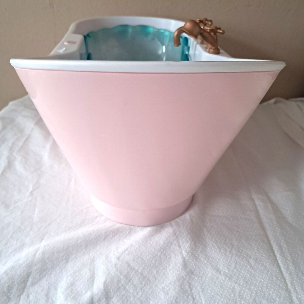 Our Generation Bathtub Bubbly Bath for 18” Dolls Toy Pink With Liner Sound Works - Picture 10 of 16